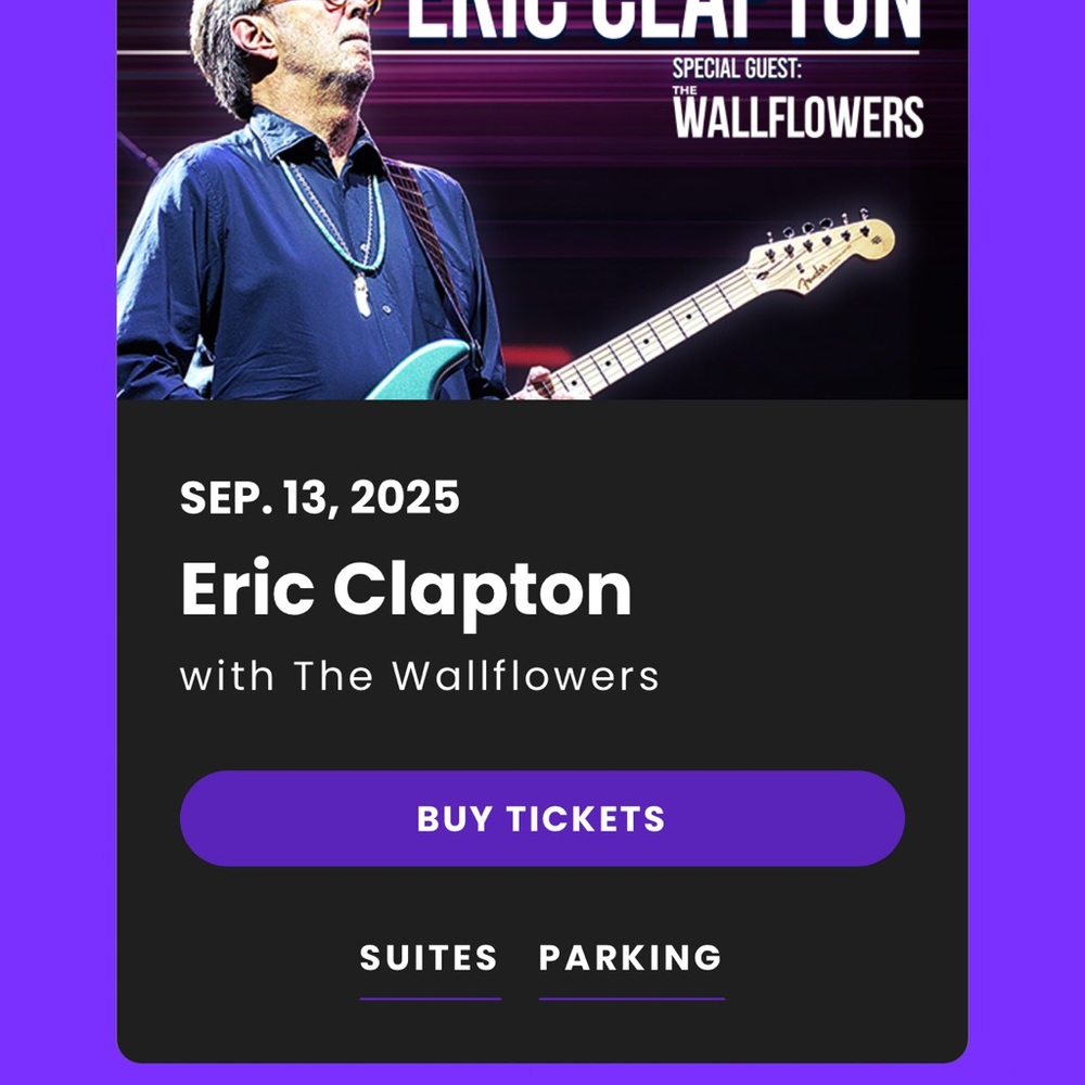 Eric Clapton Concert Tickets